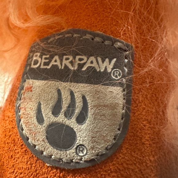 BearPaw Orange Suede Boots 8 - Picture 2 of 11